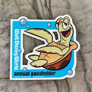 Disney Crush Sea Turtle Sticker 2025